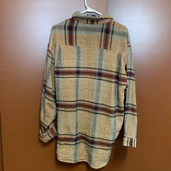 Cotton Button Down Shirt by UNIONBAY -Country Style Bohemian Oversized - Picture 4 of 4